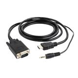 Кабель HDMI->VGA Cablexpert A-HDMI-VGA-03-10M