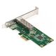 Exegate EX298936RUS Комплект: Сетевой адаптер SFP ExeGate EXE-i210-F1 + Трансивер Single-Mode до 20км EXT-1G-SM1310-LC2-20KM (EX296228RUS: PCI-E x1 v2.0, порты 1x SFP (10/100/1000Mb/s)