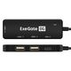 Exegate EX299789RUS USB-Хаб (концентратор) 4-в-1 ExeGate DUB-211C (кабель-адаптер USB3.0 Type-C --> 2xUSB2.0, 1xUSB3.0 (5GB/s)