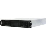 Корпус 2U server case, 0x5.25+8HDD, черный, без блока питания, глубина 450мм, ATX 12"x9.6" Procase RE204-D0H8-A-45 (2U, 2U-redundant)