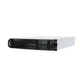 Корпус 2U server case, 4x5.25+2HDD, черный, без блока питания, глубина 450мм, ATX 12"x9.6" Procase RE204-D4H2-A-45 (2U, 2U-redundant)