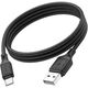 HOCO X90/ USB кабель Type-C/ 1m/ 3A/ Силикон/ Black