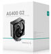 DEEPCOOL AG400 G2 LGA1851/1700/AM5/AM4 (18шт/кор, TDP 220W, PWM, Fan 120mm, 4 тепл. трубки, черный) RET (R-AG400-BKNPMG2-G)