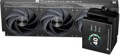 Система водяного охлаждения Thermalright Stream Vision 360 нет подсветки Soc-AM5/AM4/1200/1700/1851 черный 4-pin 31.4dB Al LCD Ret (S-VISION-360-BL)
