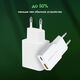 Сетевое зар./устр. Digma Pro DPW3A 30W 3A (PD+QC) USB-C/USB-A универсальное белый (DPW3A3GX11WH)