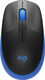 Мышь Logitech M190 черный/синий оптическая 1000dpi беспров. USB 2but (910-005914) Мышь Logitech M190 черный/синий оптическая 1000dpi беспров. USB 2but (910-005914)