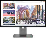 Монитор Lenovo 27" ThinkVision P27QD-40 черный IPS LED 4ms 16:9 HDMI матовая HAS Piv 1500:1 350cd 178гр/ 178гр 2560x1440 120Hz DP QHD USB 6.8кг 64B3GAT2UK