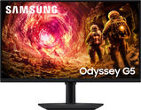 Монитор Samsung 27" Odyssey G5 LS27FG502EIXCI черный IPS LED 16:9 HDMI матовая HAS Piv 1000:1 300cd 178гр/ 178гр 2560x1440 180Hz G-Sync FreeSync DP QHD 4.1кг