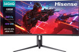 Монитор Hisense 34" 34G6Q PRO светло-серый VA LED 1ms 21:9 HDMI M/ M матовая HAS Piv 3000:1 320cd 89гр/ 89гр 3440x1440 240Hz FreeSync Premium DP Ultra WQHD USB 6.75кг