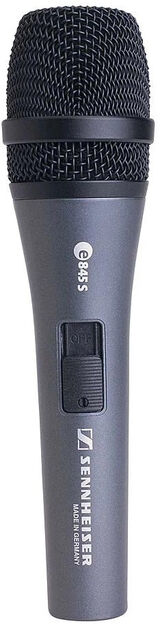 Микрофон проводной Sennheiser E 845-S серый/ черный 004516