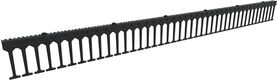 Кабельный органайзер вертикальный NTSS NTSS-VORG-PC-F010-42U-BL пальцы 42U шир.:3.82