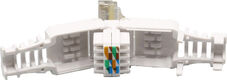 Коннектор Suprlan 10-0218 UTP кат.5E RJ45 белый