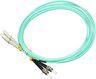 Патч-корд Lanmaster LAN-2SC-2ST/OM3-3.0 2x50/125 OM3 SC дуплекс-2ST 3м LSZH зеленый