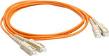 Патч-корд Lanmaster LAN-2SC-2SC/OM2-2.0 2x50/125 OM2 SC дуплекс-SC дуплекс 2м LSZH оранжевый