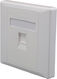 Панель Suprlan 10-0333-1 лицевая со шторкой 80x80 1xKeystone ABS пластик белый Панель Suprlan 10-0333-1 лицевая со шторкой 80x80 1xKeystone ABS пластик белый