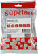 Панель Suprlan 10-0304-1 лицевая со шторкой 45x45 1xKeystone ABS пластик белый