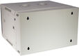 Шкаф коммутационный Lanmaster (TWT-CBW3M-12U-6X6-GY) настенный 12U 600x600мм пер.дв.металл задн.дв.спл.стал.лист 2 бок.пан. 60кг серый 441мм 23кг 120град. 635мм IP20 металл