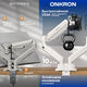Кронштейн для мониторов Onkron G160 BW черный/белый 13