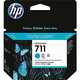 HP №711 Картридж голубой