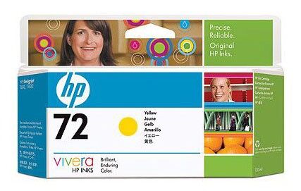 HP картридж №72 желтый 130 мл HP картридж №72 желтый 130 мл