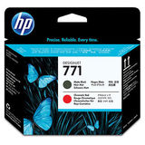 Печатающая головка HP 771 Designjet (матовый черный/ хроматический красный) CE017A