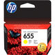 HP картридж №655 желтый (600 стр)  