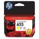 HP картридж №655 желтый (600 стр)  