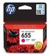 HP картридж №655 пурпурный (600 стр)  