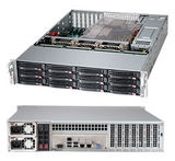 Корпус для сервера Supermicro SuperChassis 2U 826BE1C-R920LPB/ noHDD(12)LFF/ noHDD(2)SFF(opt+MCP-220-82609-0N)/ 7xLP/ 2x920W Platinum(13.68"x13", 12"x13" with rear 2.5" HDD)E-ATX/ Expander Backplane CSE-826BE1C-R920LPB