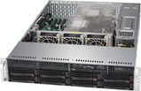 Корпус для сервера Supermicro SuperChassis 2U 825TQC-R1K03LPB/ no HDD(8)LFF/ no fixed LFF(2)/ 7xLP/ 2x1000W Titanium(12 CSE-825TQC-R1K03LPB