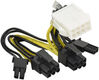 Supermicro CBL-PWEX-1040 PWYCB,GPU,2x4M/CPU to two (2x3F+2x1F)/PCIe,P4.2