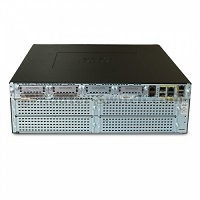 Маршрутизатор Cisco 3945 w/SPE150(3GE,4EHWIC,4DSP,4SM,256MBCF,1GBDRAM,IPB)