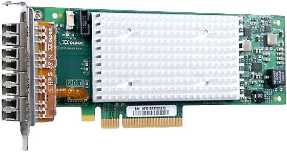 Контроллер QLogic QLE2694L 16Gb Quad Port FC HBA