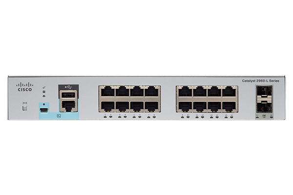 Cisco
Коммутатор Catalyst 2960L 16 port GigE with PoE