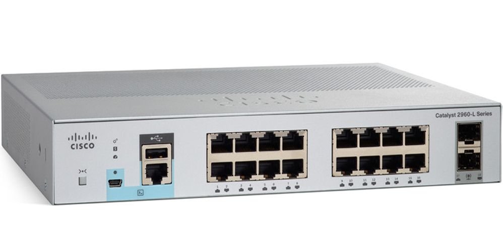 Cisco
WS-C2960L-16TS-LL Коммутатор Catalyst 2960L 16 port GigE