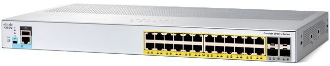 Cisco
WS-C2960L-24PS-LL Коммутатор Catalyst 2960L 24 port GigE with PoE