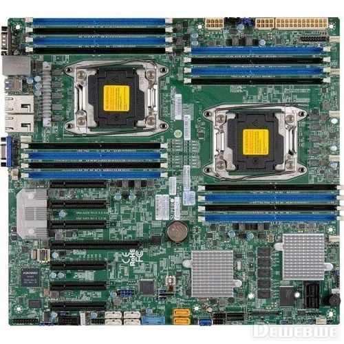 Supermicro Motherboard 2xCPU X10DRH-C E5-2600v3/v4 UpTo2x8DIMM/ 10xSATA3/ C612 RAID 0/1/5/10/ LSI 3108 SAS3 (12Gbps)/ 2xGE/ 1xPCIx16