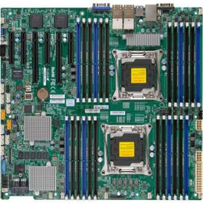 Supermicro Motherboard 2xCPU X10DRi E5-2600v3/v4 UpTo2x8DIMM/ 10xSATA3/ C612 RAID 0/1/5/10/ 2xGE/ 3xPCIx16