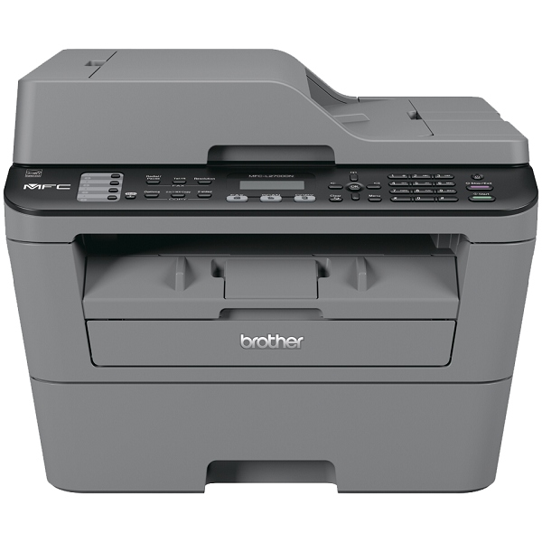 Brother MFC-L2700DNR (P/C/S/F, A4, 32Мб, 24стр/мин, GDI, Duplex, ADF35, LAN, USB, старт.тонер  700 стр, 3 года гарантии)