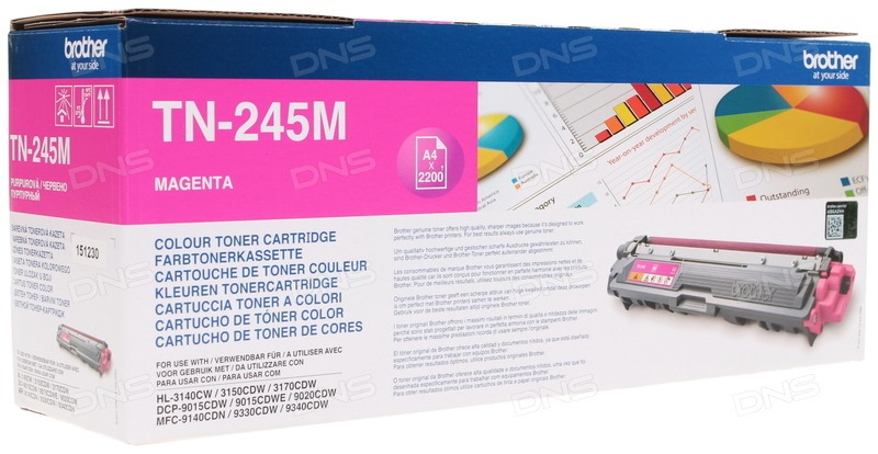 Тонер TN-245M для Brother для HL3140CW/3170СDW/DCP9020CDW/MFC9330CDW (2200 стр.)