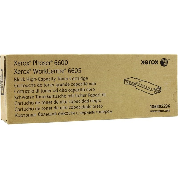 Xerox
Тонер-картридж черный (8K) Phaser 6600/WC 6605