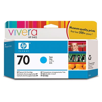 HP Картридж струйный 70 Cyan