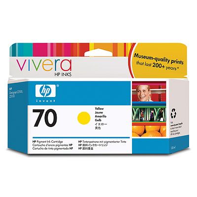 Картридж HP 70 желтый