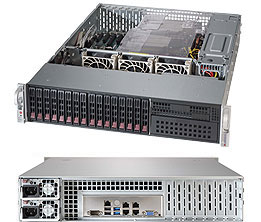 Supermicro SuperServer 2U 2028R-C1R no CPU(2) E5-2600v3/v4 no memory(16)/ on board C612 RAID 0/1/5/10/ LSI3108SAS3/ noHDD(16)SFF(8xSATA3,8xSAS3)/ 2xGE/ 7xLP/ 2x920W/ Backplane(4xminiSASHD SFF-8643)