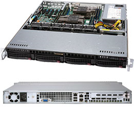 Supermicro SuperServer 1U 6019P-MT noCPU(2)Scalable/TDP 70-140W/ no DIMM(8)/ SATARAID HDD(4)LFF/ 2xGbE/1xFH