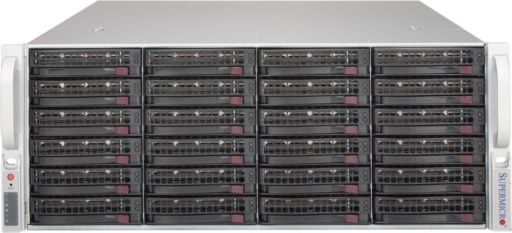 Supermicro Storage JBOD Chassis 4U 846BE1C-R1K03JBOD Up to 24 x 3.5