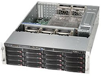 Supermicro SuperChassis 3U 836BE1C-R1K03B/ no HDD(16)LFF/ no HDD(2)SFF(optional)/ 7xFH/ 2x1000W Platinum(13.68